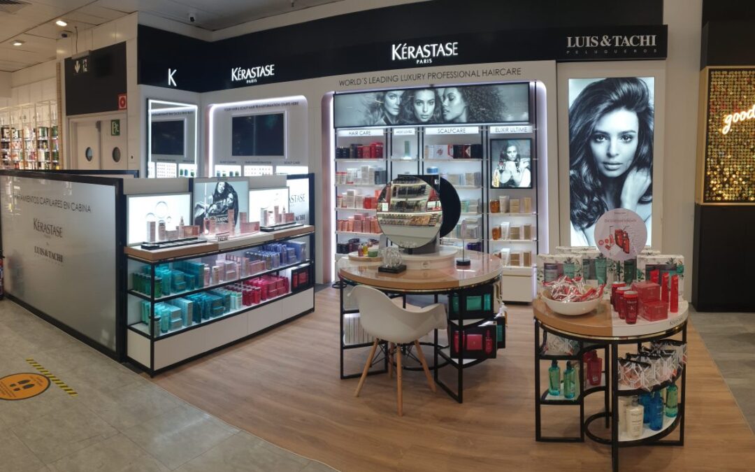 Así se hizo el Corner Kérastase de El Corte Inglés de Goya