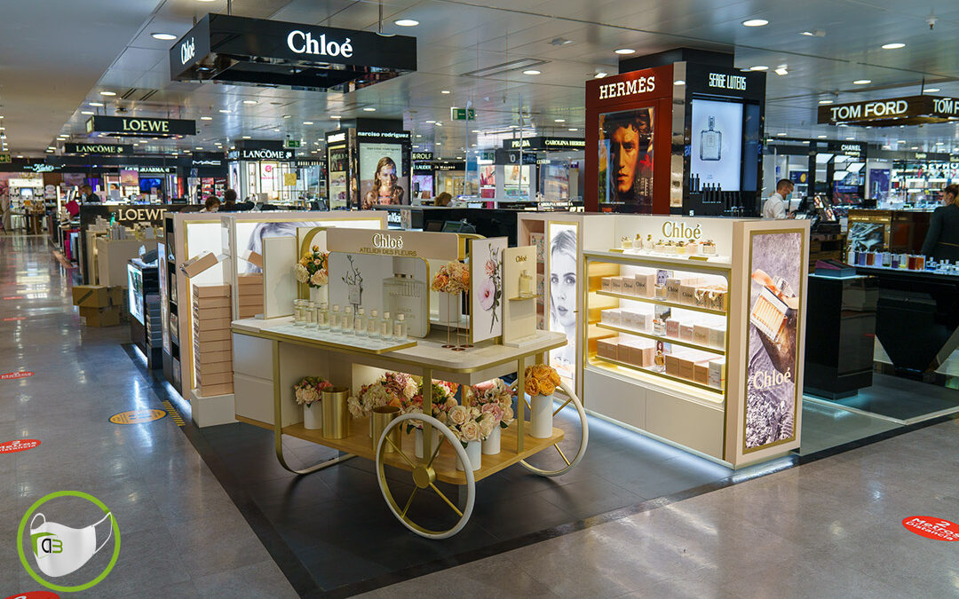 Stands Coty Universe El Corte Inglés Preciados (Madrid)