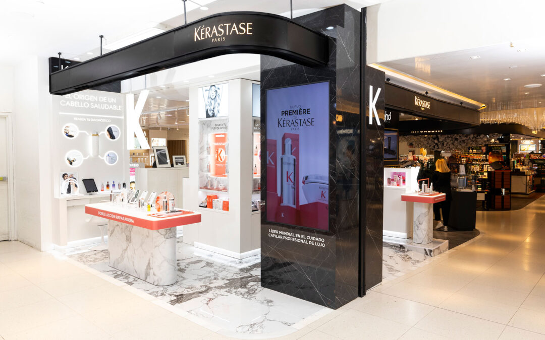 Stand Kérastase El Corte Inglés Castellana (Madrid)