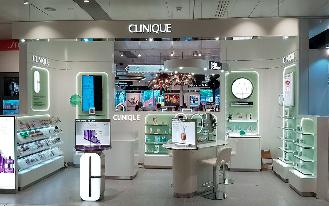 Stand Clinique El Corte Inglés Plaza de Cataluña, Barcelona
