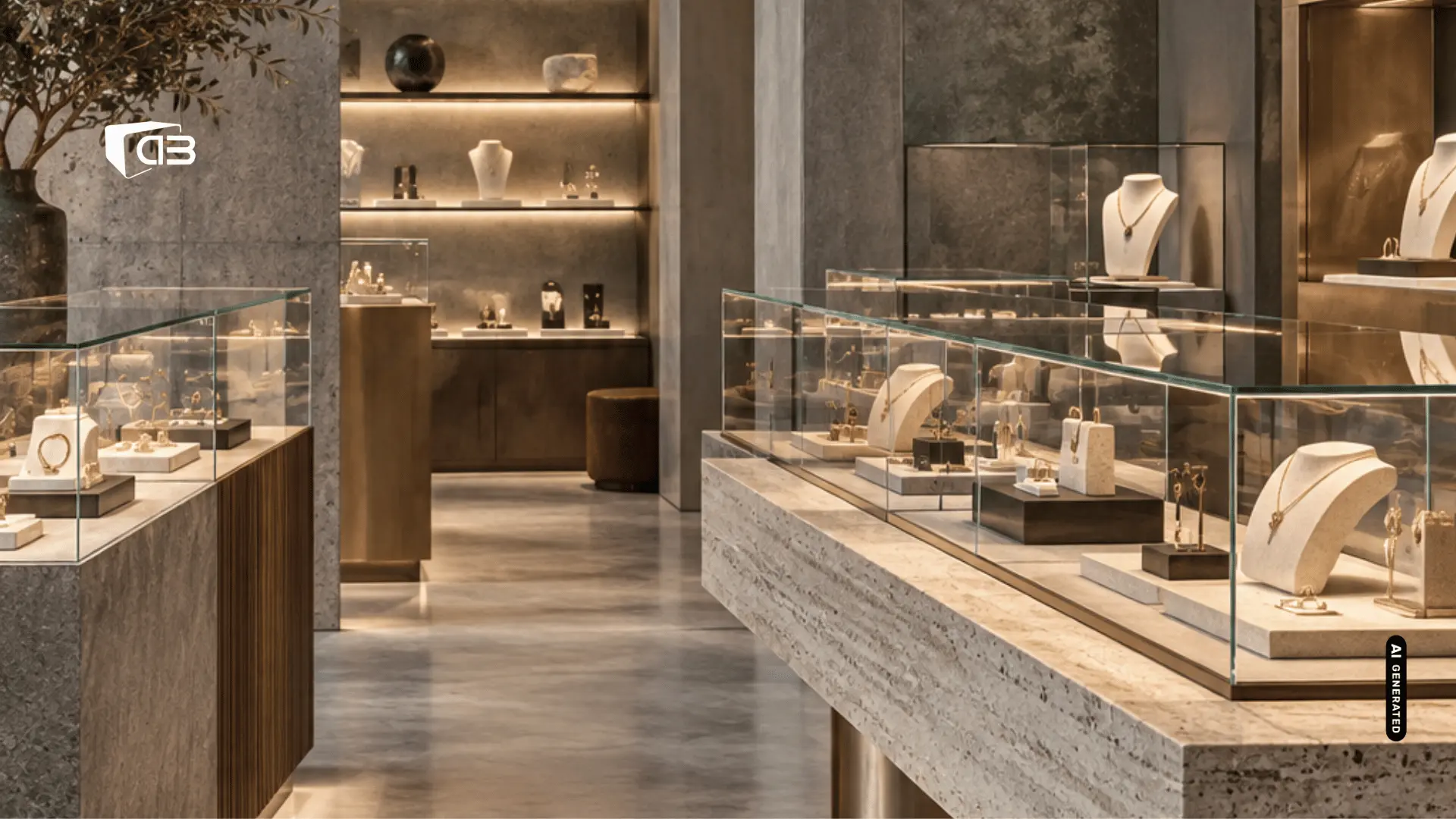 Mobiliario comercial para joyerias